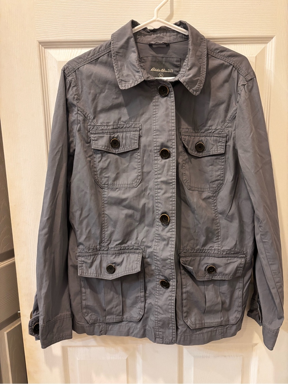 Eddie Bauer Casual Utility Jacket - Slate Gray